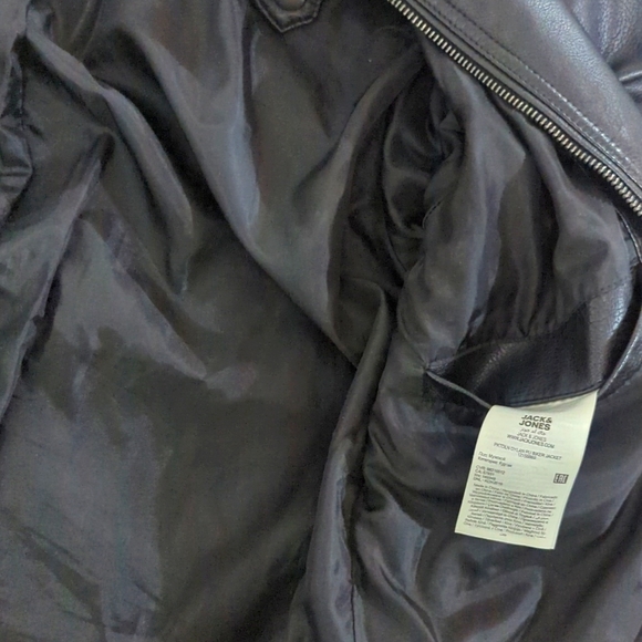 Jack & Jones (Produkt) Biker Jacket Black-Unisex, looks brand new - Picture 2 of 2